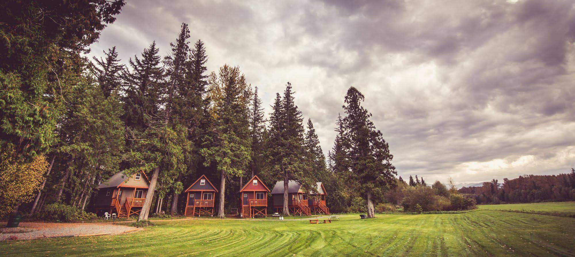 Hidden Acres Farm And Treehouse Resort Terrace Luaran gambar