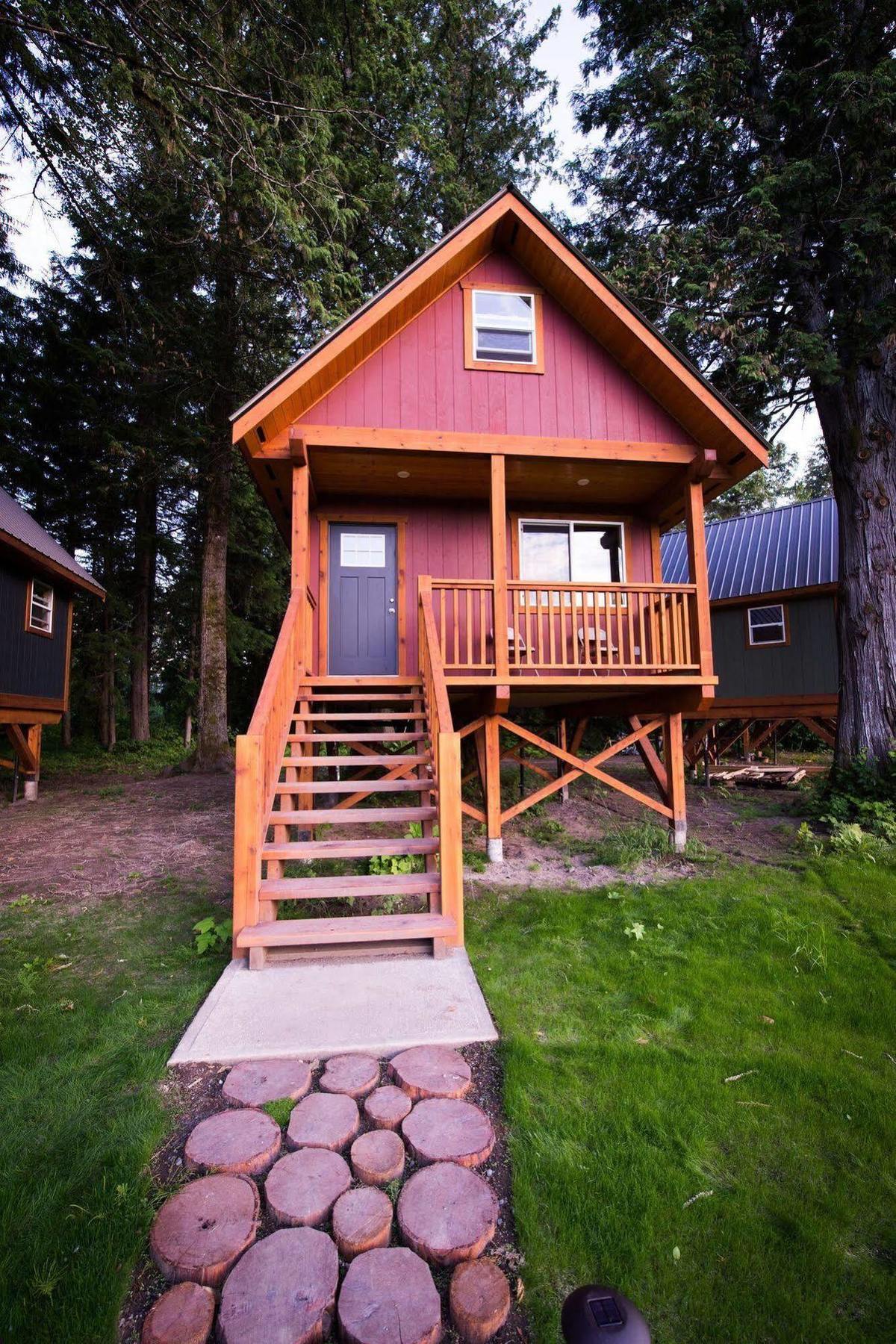 Hidden Acres Farm And Treehouse Resort Terrace Luaran gambar