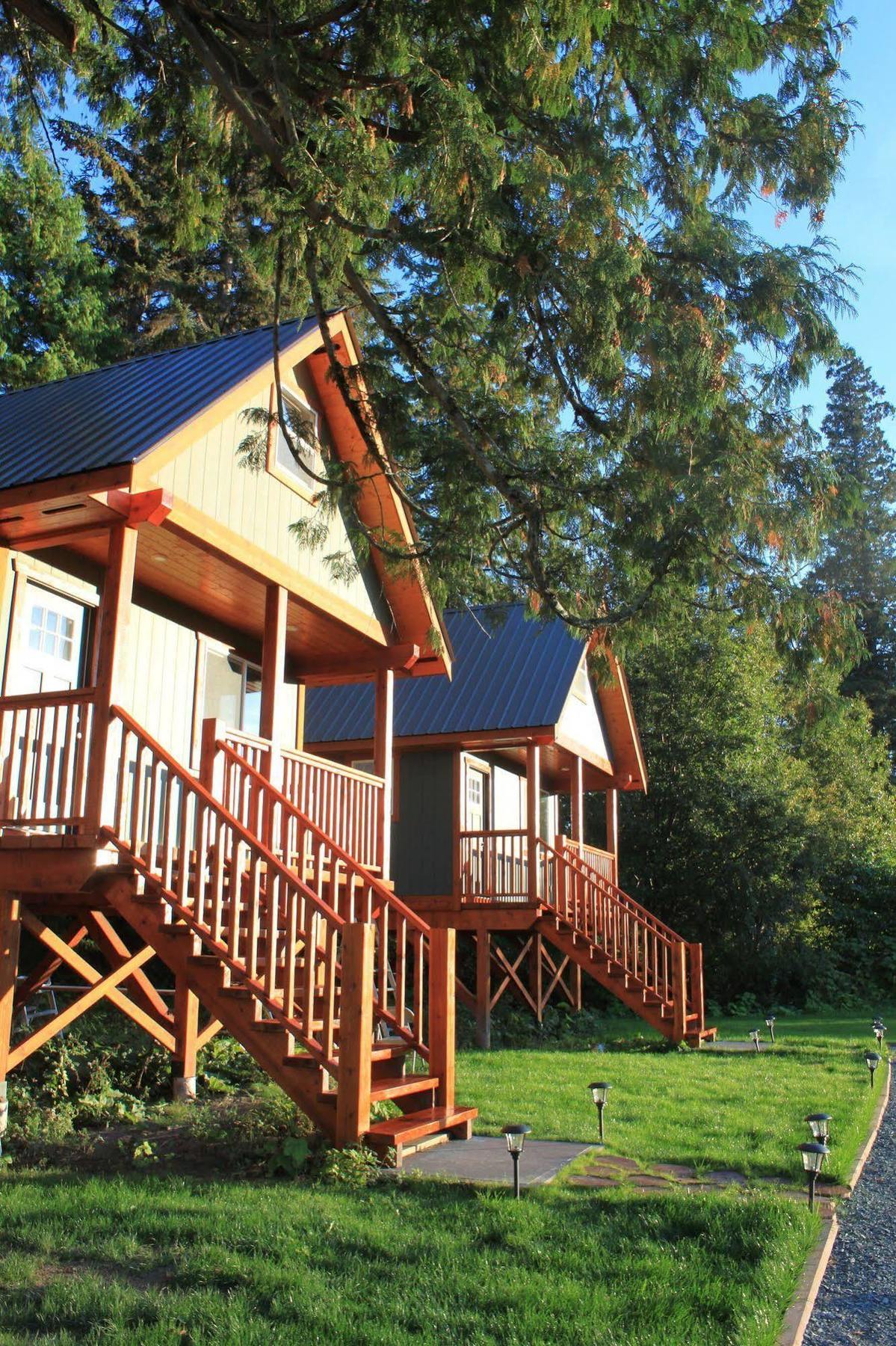 Hidden Acres Farm And Treehouse Resort Terrace Luaran gambar
